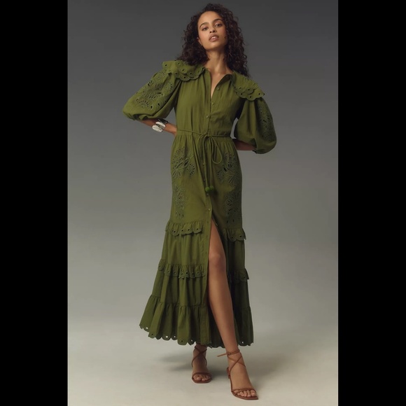 Farm Rio Hummingbird Maxi Dress